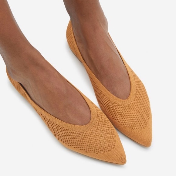 Everlane The 40-Hour Pointed Toe ReKnit Flat Shoes Size 7 - Picture 1 of 16